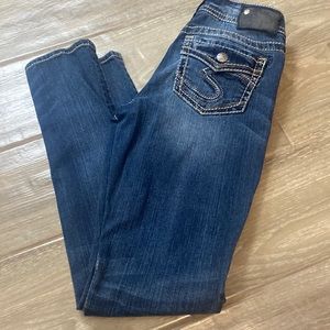 Silver jeans suki skinny jeans size 28 x 31